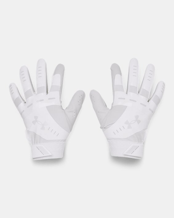 Youth' UA Radar Batting Gloves, White, pdpMainDesktop image number 0